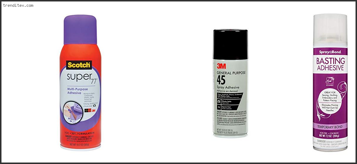 Top 10 Best Spray Glue For Fabric [2024] Trendi Tex