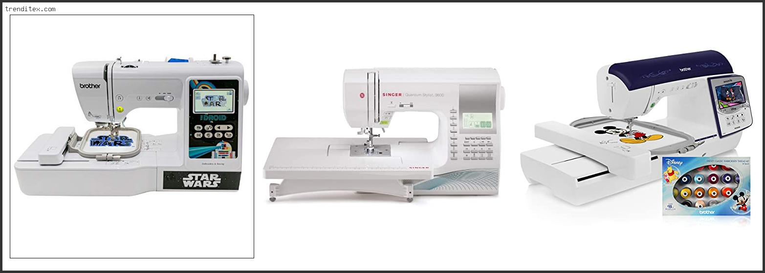 Top 10 Best Computerized Embroidery Sewing Machine [2024] Trendi Tex