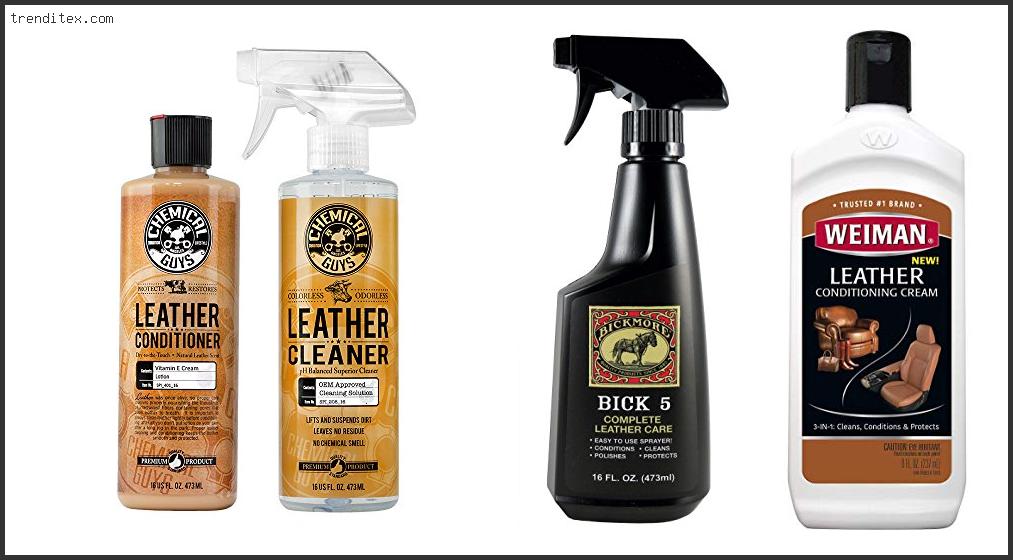 Top 10 Best Leather Furniture Cleaner And Conditioner [2024] Trendi Tex