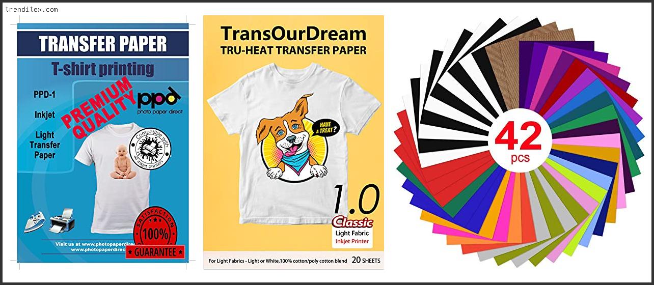 Top 10 Best Iron On Transfer Paper For Cricut [2024] Trendi Tex