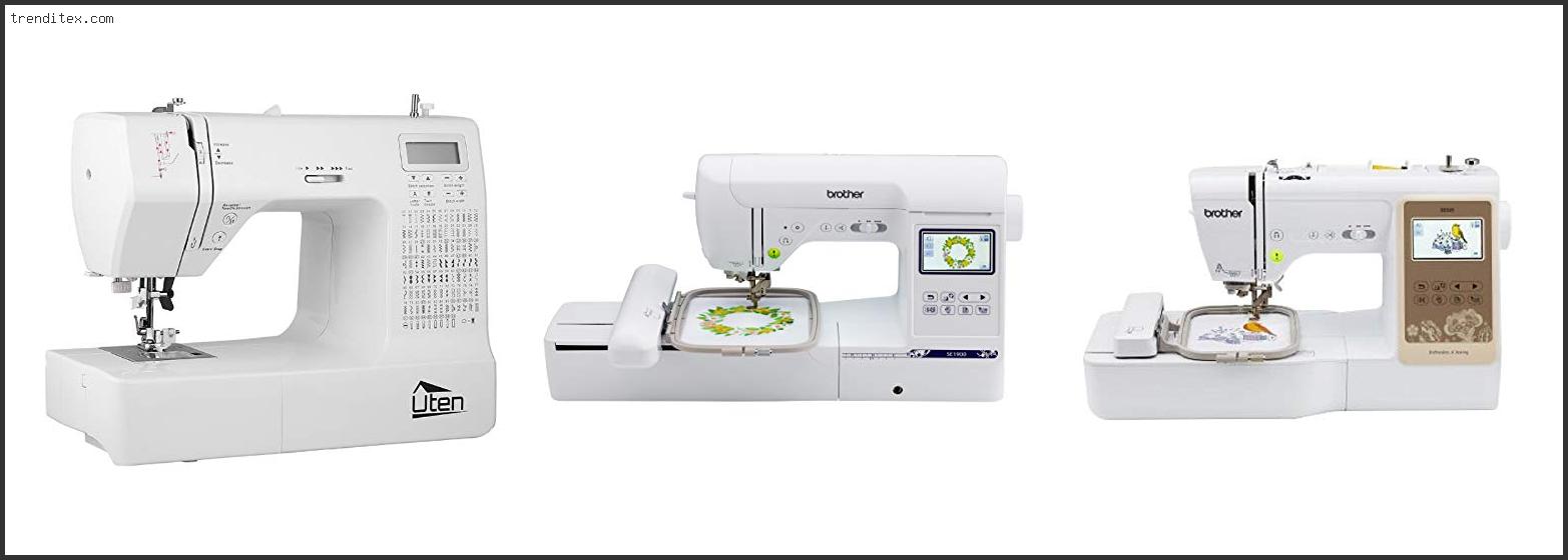 Top 10 Best Sewing And Embroidery Machine Combo For Beginners [2024