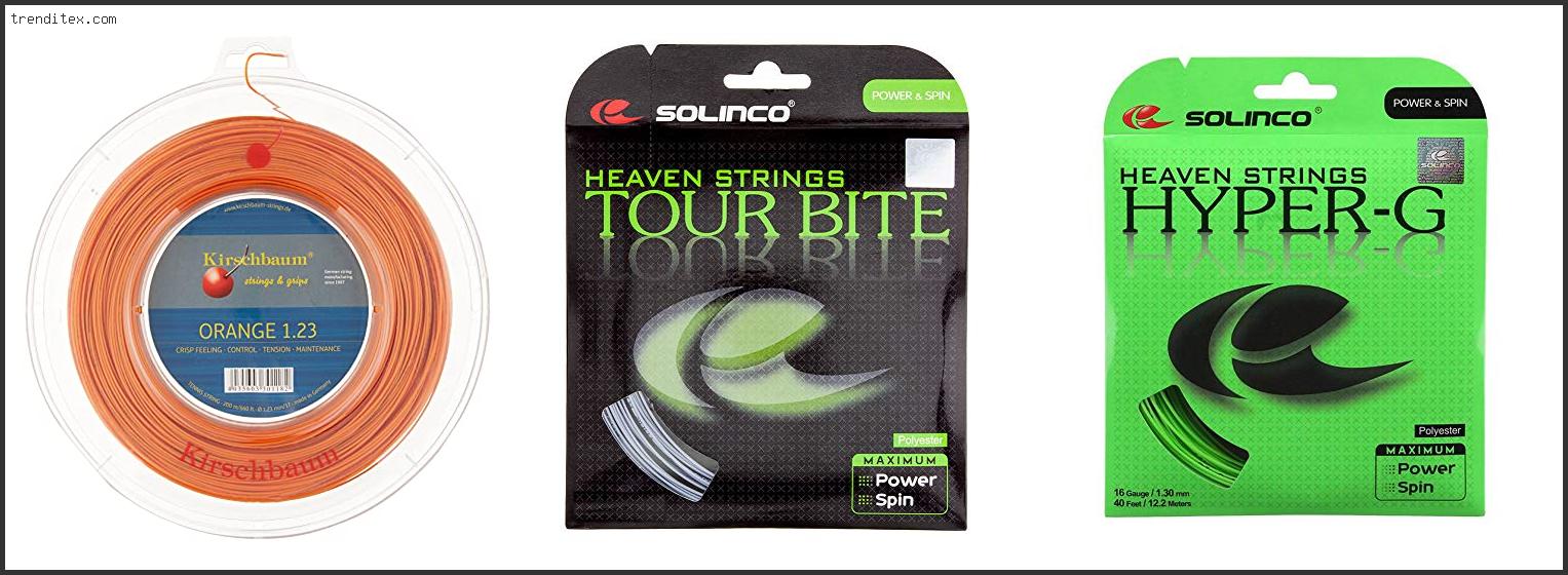 Top 10 Best Polyester Tennis String [2024] Trendi Tex