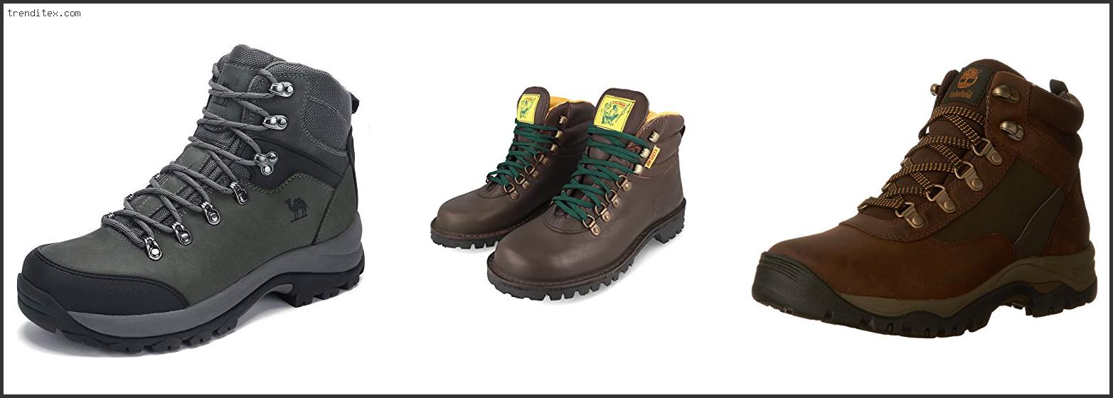 full grain leather walking boots