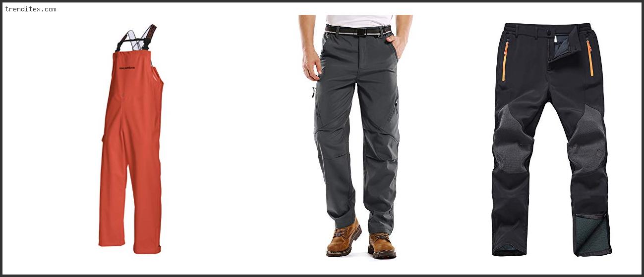 Top 10 Best Waterproof Pants For Fishing [2024] Trendi Tex