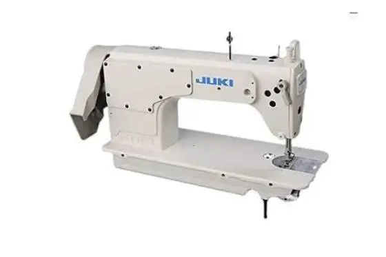 industrial sewing machine stitching thick canvas layers