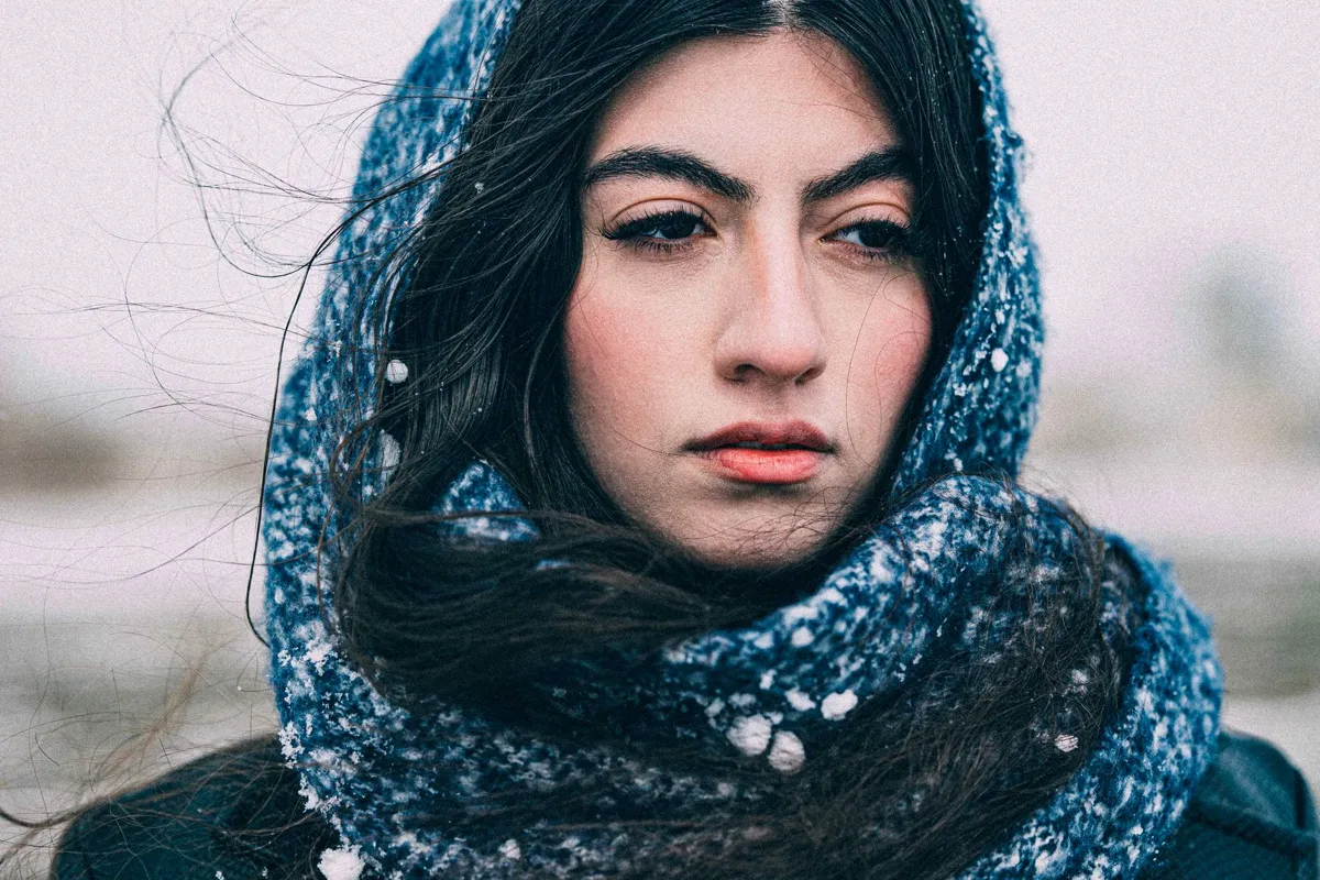 Soft knit infinity scarf