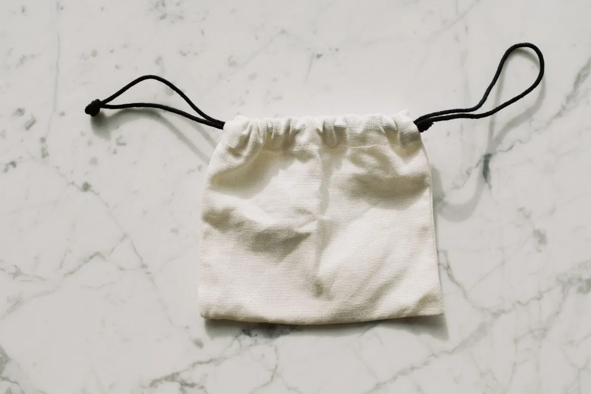 Cotton drawstring bag