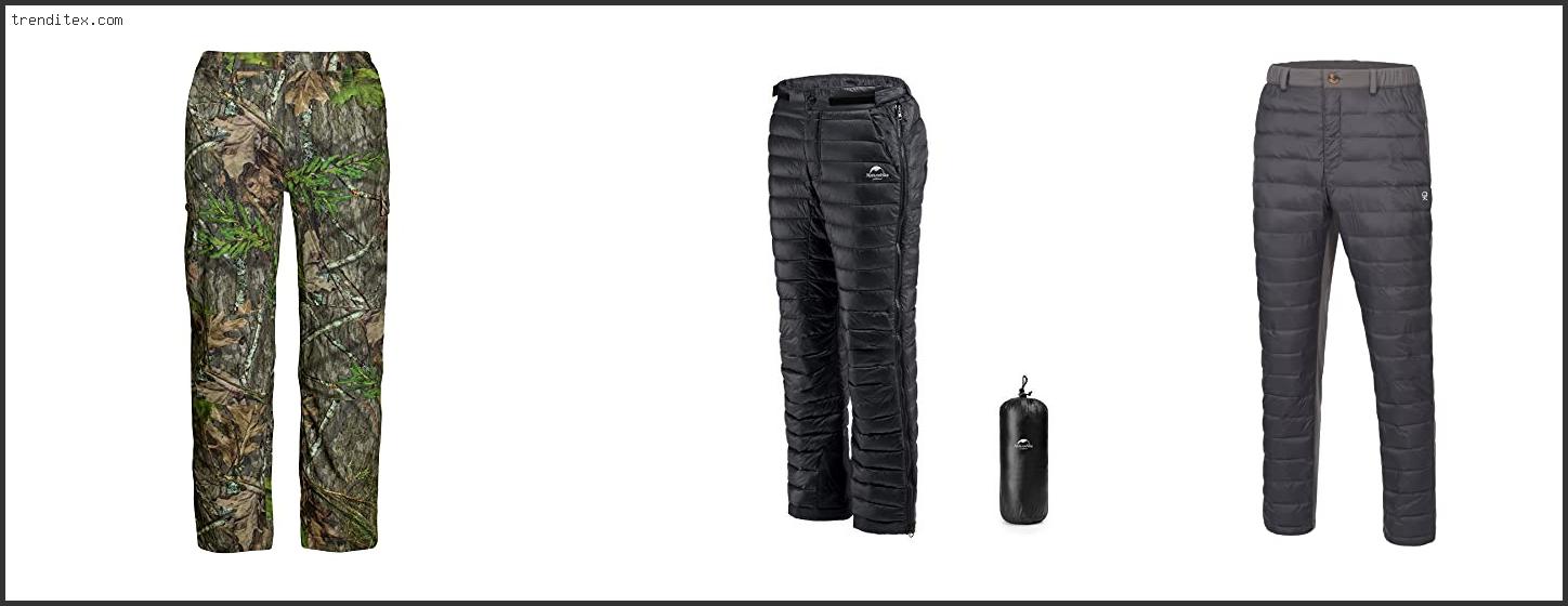 Top 10 Best Down Pants For Hunting [2022] Trendi Tex