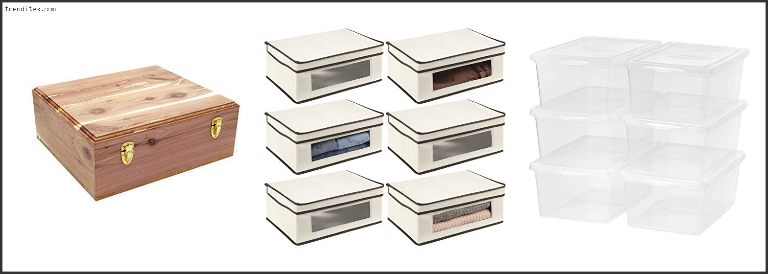 Top 10 Best Sweater Storage Boxes [2022] Trendi Tex