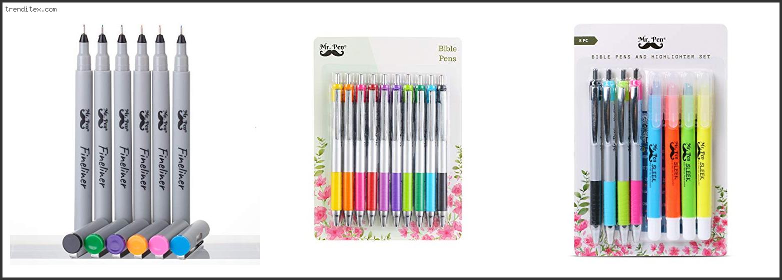 Top 10 Best No Bleed Pens For Bible Journaling [2026] | Trendi Tex