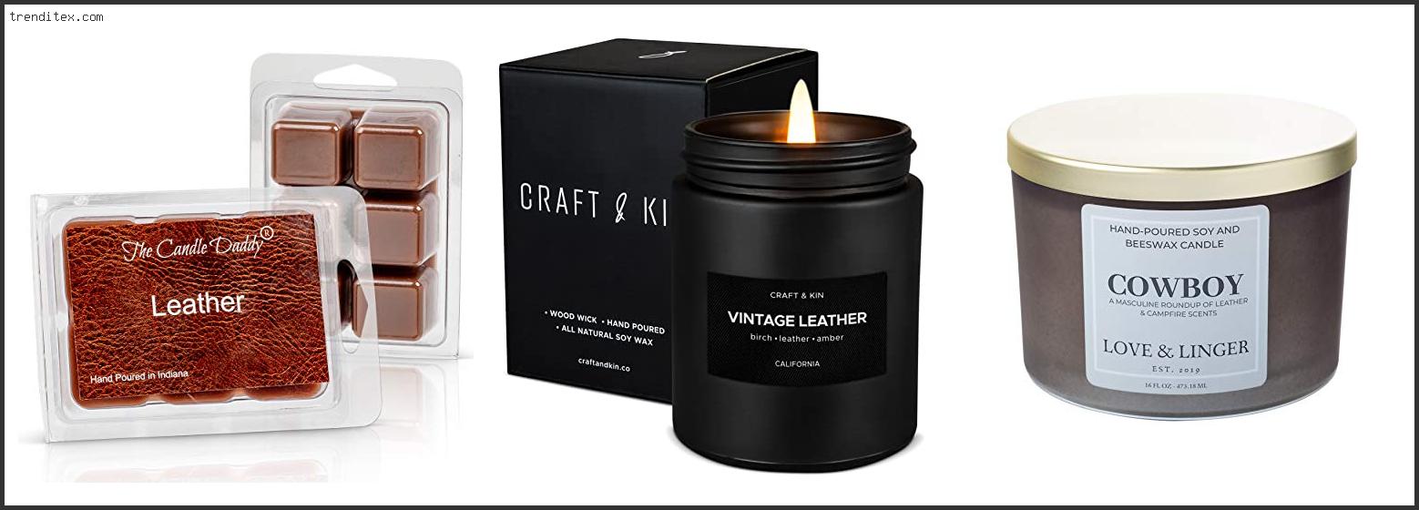 Top 10 Best Leather Scented Candle [2022] Trendi Tex
