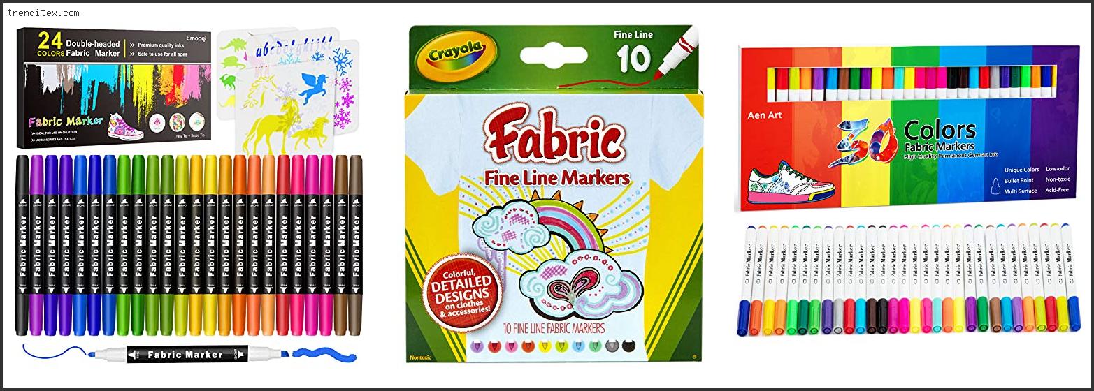 Top 10 Best Permanent Markers For Fabric [2022] Trendi Tex