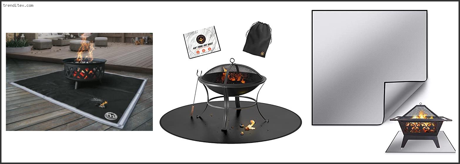 Top 10 Best Fire Pit Mat For Wood Deck [2022] Trendi Tex