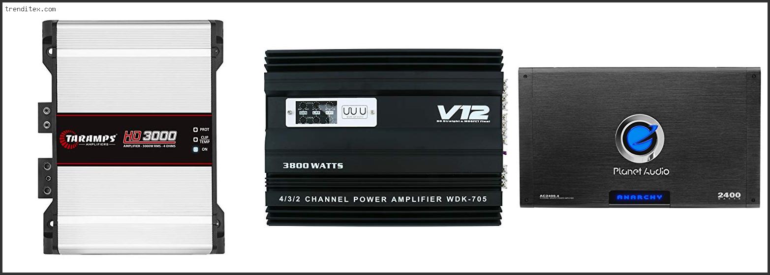 Top 10 Best Amplifier For 4 Ohm Speakers [2022] Trendi Tex