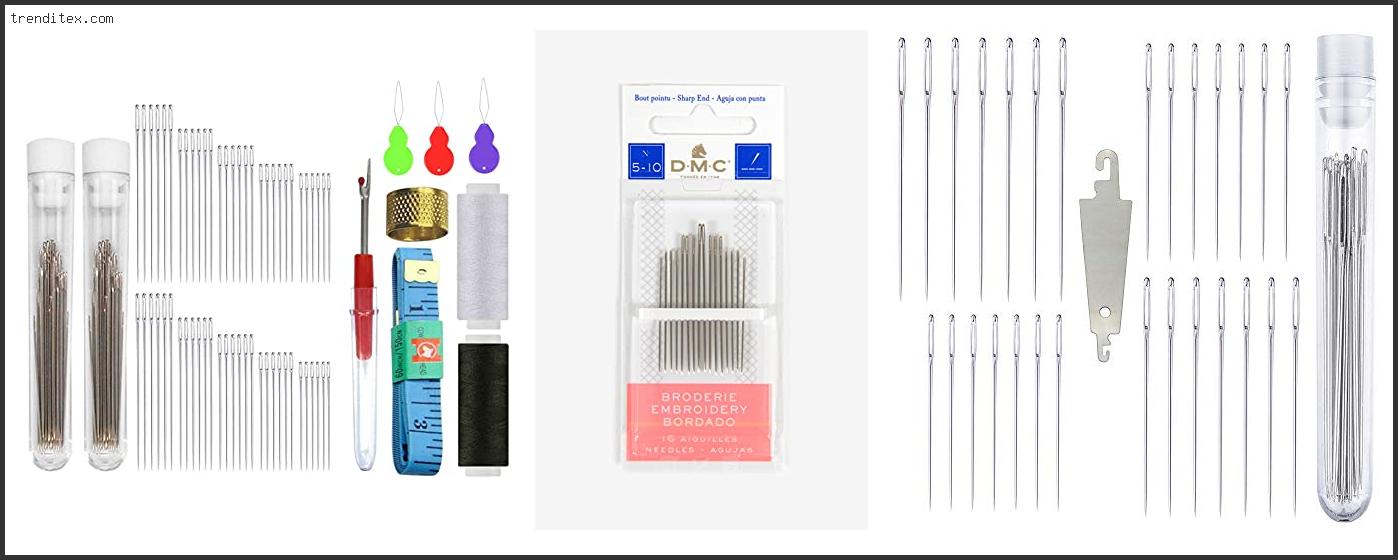 Top 10 Best Hand Embroidery Needles [2022] Trendi Tex