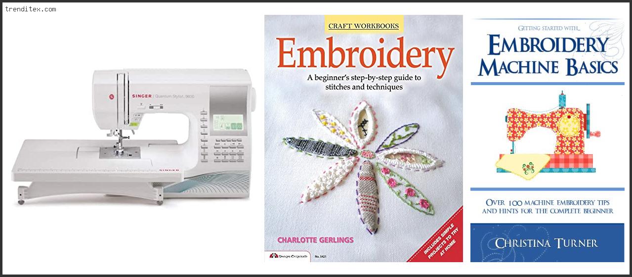 Top 10 Best Beginner Embroidery Machine [2022] Trendi Tex