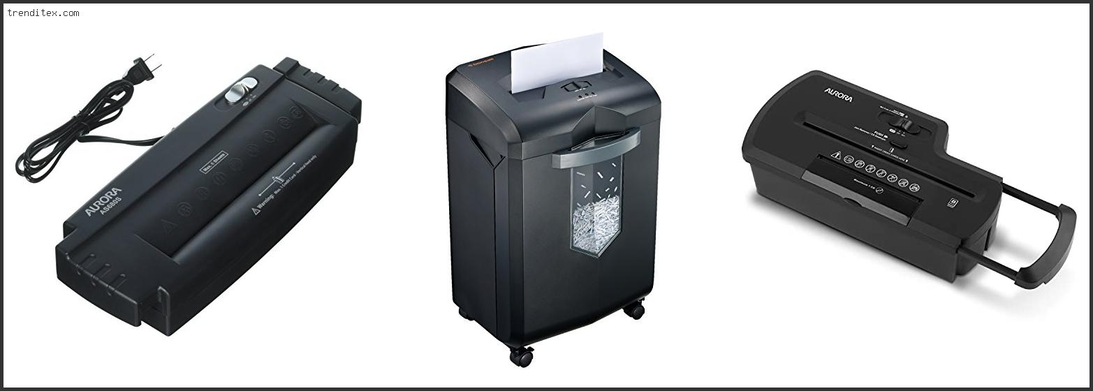 Top 10 Best Paper Shredder Without Basket [2026] | Trendi Tex