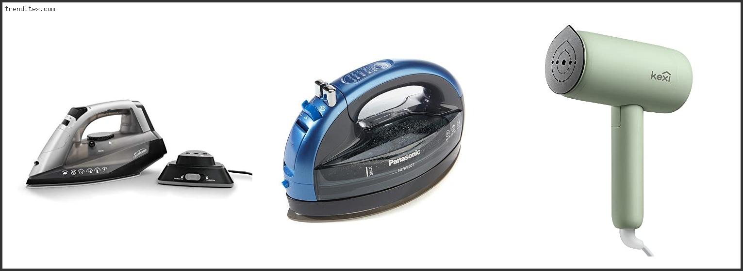 Top 10 Best Cordless Iron And Steamer [2022] Trendi Tex