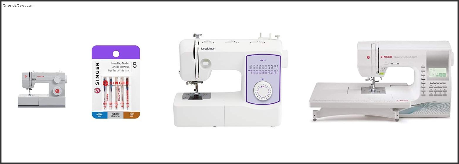 Top 10 Best Rated Heavy Duty Sewing Machine [2022] Trendi Tex