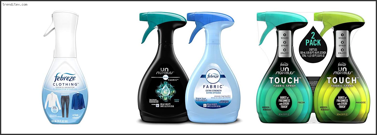 Top 10 Best Fabric Odor Eliminator Spray [2022] Trendi Tex