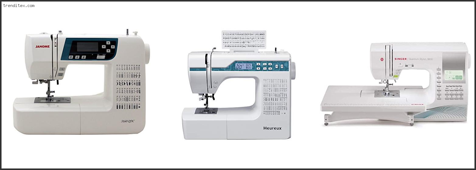 Top 10 Best Computerized Sewing Machine With Automatic Tension [2022