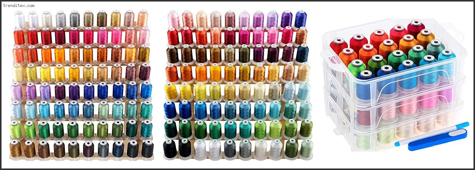 Top 10 Best Embroidery Machine Thread [2022] Trendi Tex