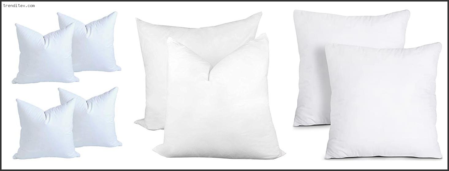 Top 10 Best Pillow Insert For Karate Chop [2022] Trendi Tex