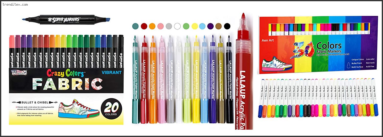 Top 10 Best Markers To Paint On Fabric [2022] Trendi Tex