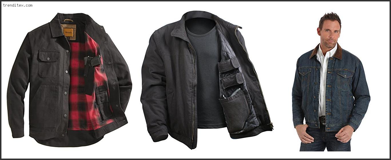 Top 10 Best Concealed Carry Jacket [2023] Trendi Tex
