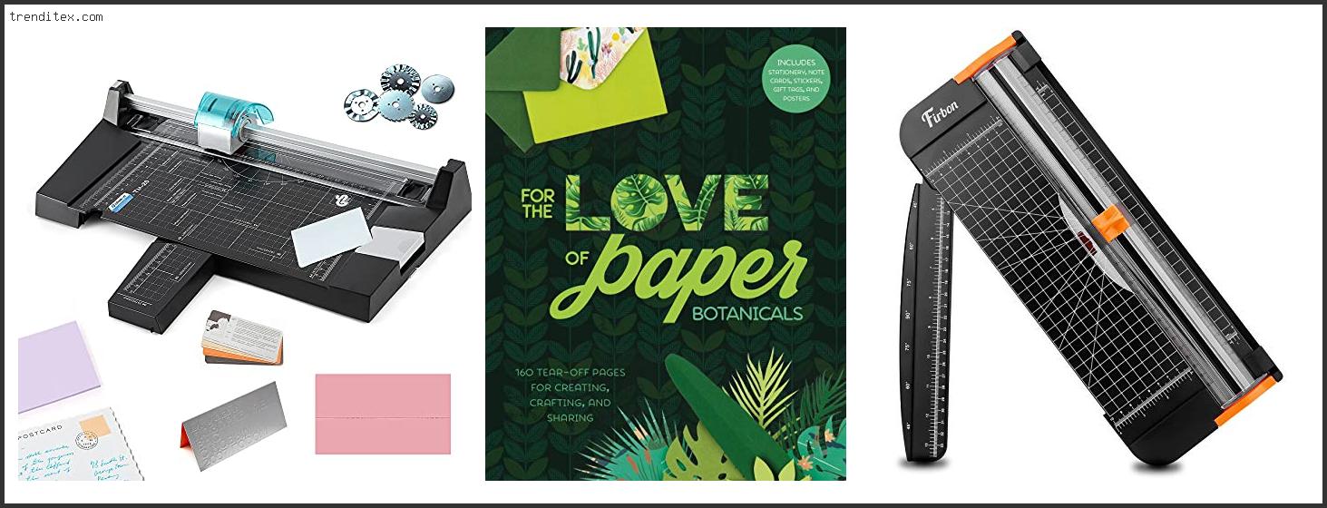 Top 10 Best Paper Trimmer For Card Making [2022] Trendi Tex