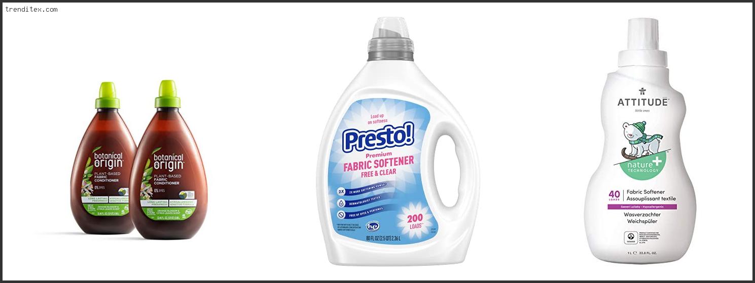 Top 10 Best Hypoallergenic Fabric Softener [2022] Trendi Tex