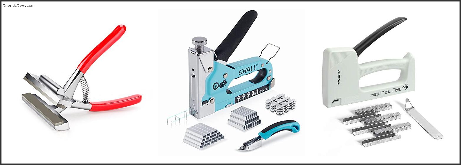 Top 10 Best Staple Gun For Stretching Canvas [2022] Trendi Tex