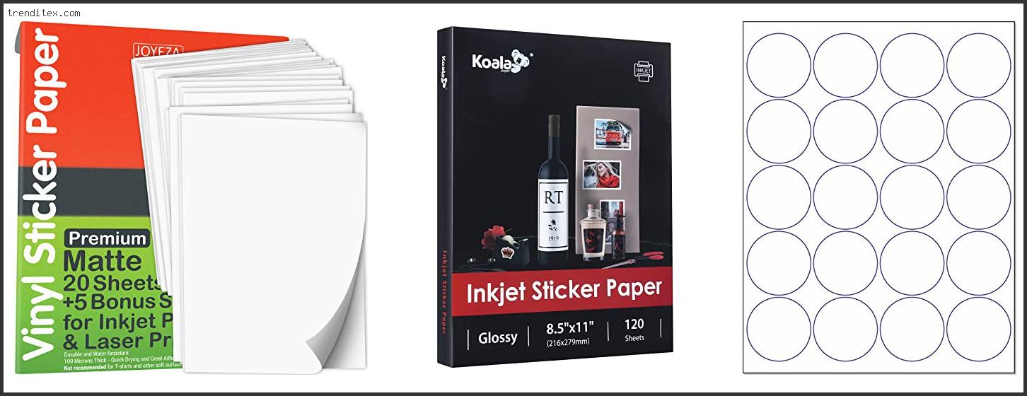 Top 10 Best Printer For Sticker Paper [2022] Trendi Tex