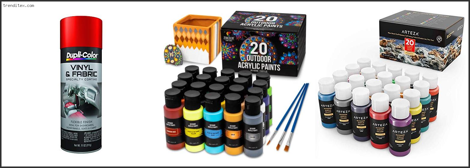 Top 10 Best Outdoor Fabric Paint [2022] Trendi Tex