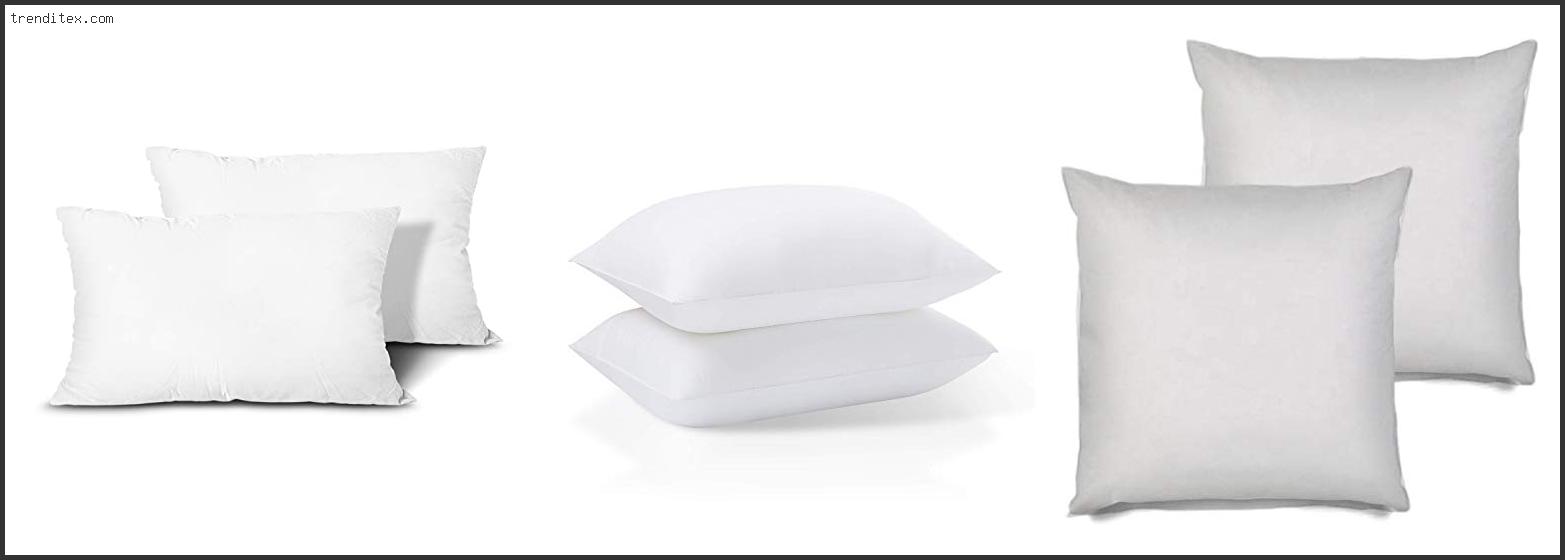 Top 10 Best Pillow Inserts For Shams [2022] Trendi Tex