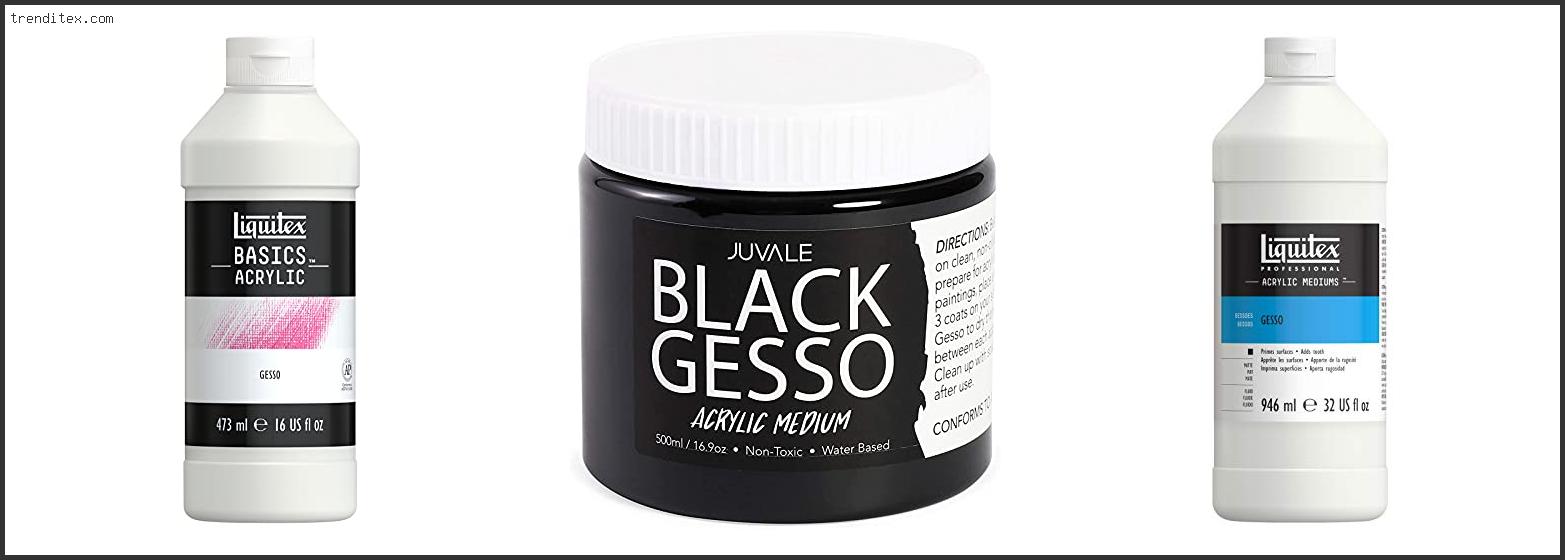 Top 10 Best Gesso For Acrylic Painting [2022] Trendi Tex