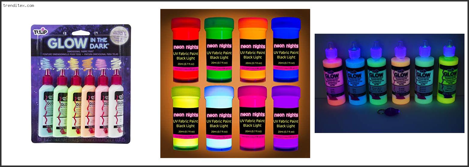 Top 10 Best Glow In The Dark Paint For Fabric [2022] Trendi Tex