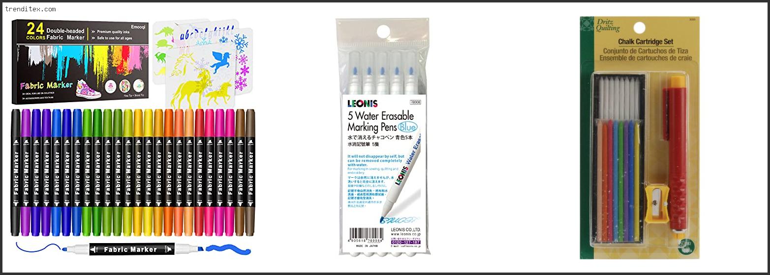Top 10 Best Quilt Marking Pens [2022] Trendi Tex