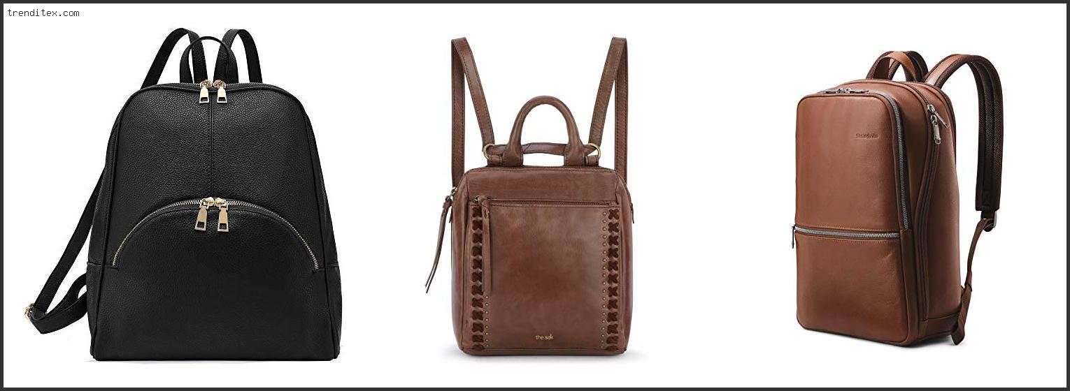 Top 10 Best Leather Backpack Purse [2022] Trendi Tex