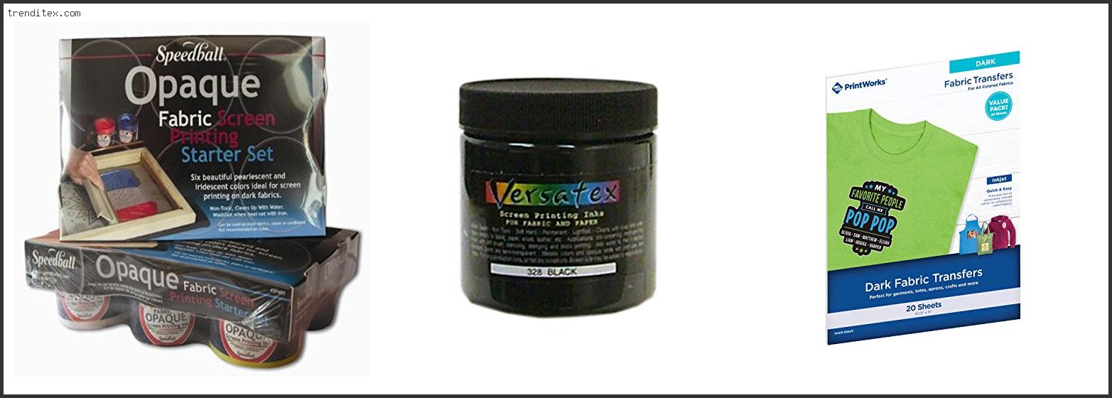 Top 10 Best Ink For Screen Printing On Fabric [2022] Trendi Tex